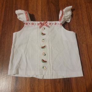 Good Lad Watermelon Button Tank Top - Size 18 Months